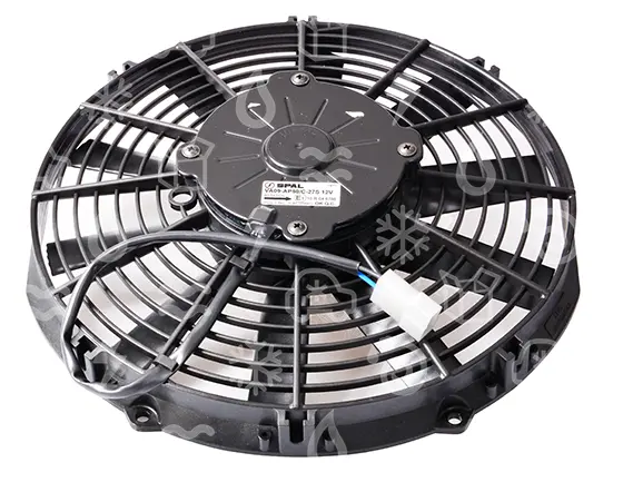 ventilátor SPAL univerzální tlačný průměr 280 mm - 10 lopatek, 12V, VA09-AP50/C-27A, 1600 m3/h